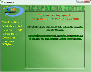 XP DLC XP Media Center Edition 2010 3.6 DLC Ultilities.png