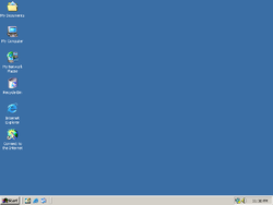 The desktop of Windows Neptune