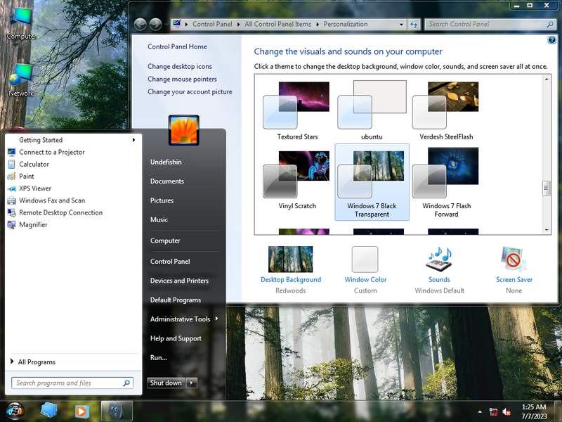 File:W7 3D Edition Windows 7 Black Transparent Theme.png