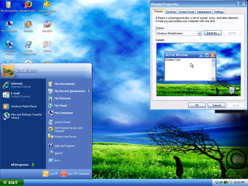 File:XP Vista Black Dream SP2 Windows MediaCenter theme.png