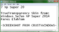 "7 Xp Super 20" TrueTransparency skin
