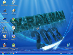 The desktop of X-Ray Man 2013