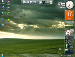 The desktop of Windows Ramez XP v1.5