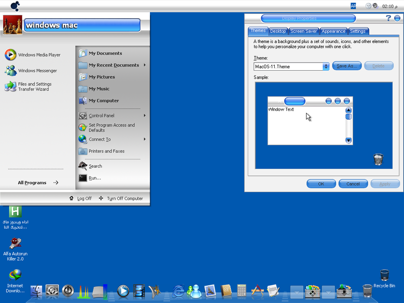 File:Windows Mac OS XP - MacOS-11.Theme theme.png