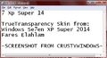 "7 Xp Super 14" TrueTransparency skin