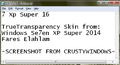 "7 Xp Super 16" TrueTransparency skin