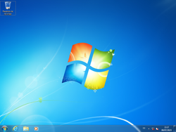 The desktop of Windows Seven Extremo HD 17.0