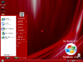 Start menu ("( Live Xp Super Red )" theme ("New XP LiveMaroon" theme))