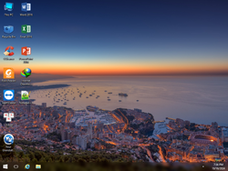 The desktop of Windows 18 x64 Luxury