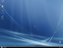 The desktop of Windows XP Sweet 5.1