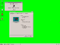 Empty desktop in 24-bit color