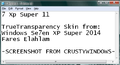 "7 Xp Super 11" TrueTransparency skin