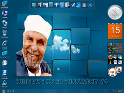 The desktop of Windows XP El Shaarawy V4