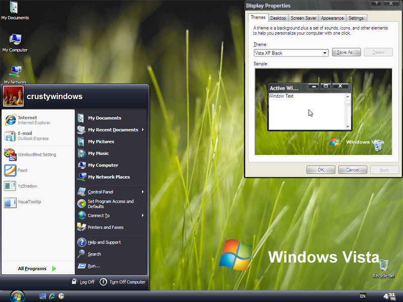 File:XP VistaXP Ultimate Vista XP Black theme.png