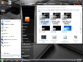 "SEVEN AERO SHINE BLACK TASKBAR SHINE 2" theme