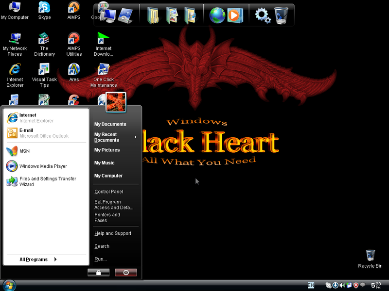 File:XP Black Heart StartMenu.png