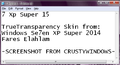 "7 Xp Super 15" TrueTransparency skin