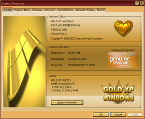 XP Gold XP 2009 SysDM.png