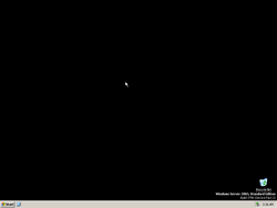 The desktop of Windows Server 2003 Super-Small Lite