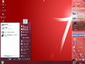 "Windows Se7en Red" theme