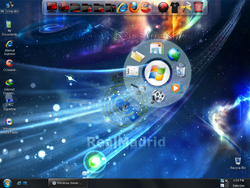The desktop of Blanco XP