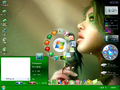 Start menu ("0 DLC XP Media Center 2010" theme)