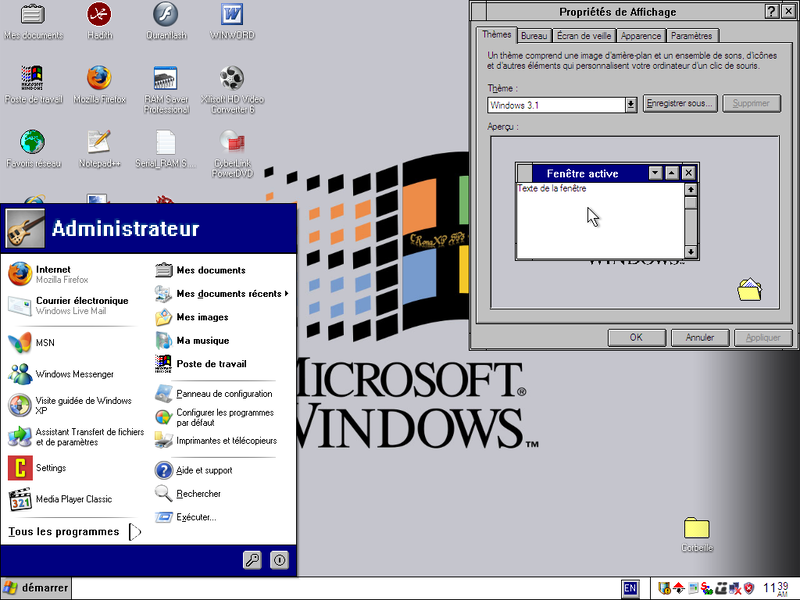 File:XP CronaXP SP3 Windows 3.1 theme.png