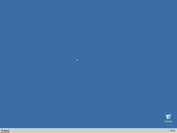 The desktop of Windows XP Gamer Edition