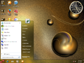 Start menu ("Windows 7 Gold" theme)