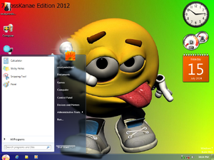 W7 FaceBooK Edition 2012 StartMenu.png