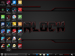 The desktop of Windows 10 Airlock Premium