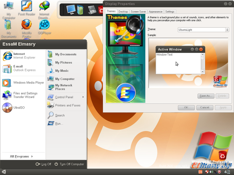 File:XP Elmasry XP UbuntuLight Theme.png
