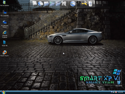 The desktop of Windows Smart XP