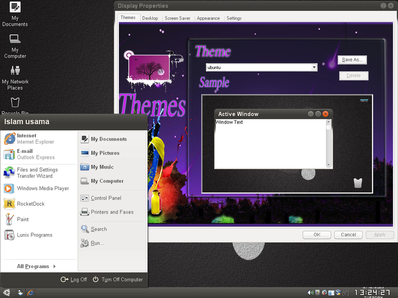 File:XP Lunix Edition ubuntu Theme.png