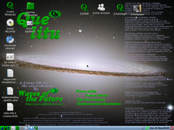 The desktop of Quelitu