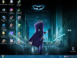 The desktop of Windows Batman XP