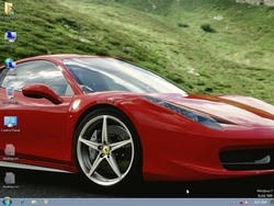 The desktop of Windows 7 Ultimate Speed Max Edition