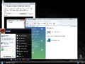A screenshot of the Windows XP Zver CD desktop with the SDF Vista 10.5 HD theme applied.