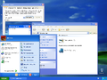 A screenshot of the Windows XP Zver CD desktop with the Windows XP theme applied.