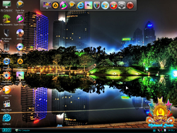 The desktop of Windows XP Super Star 6