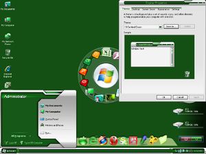 XP DLC XP Media Center Edition 2010 3.6 10 Sentinel Green theme.png