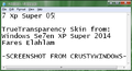 "7 Xp Super 05" TrueTransparency skin