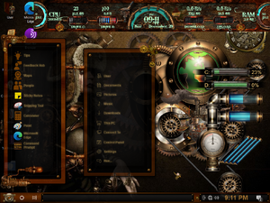 W10 Steampunk StartMenu.png