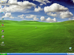 The desktop of ExtraPC XP 1.0