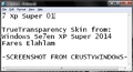 "7 Xp Super 01" TrueTransparency skin