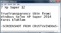 "7 Xp Super 12" TrueTransparency skin