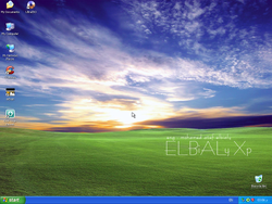 The desktop of Elbialy XP